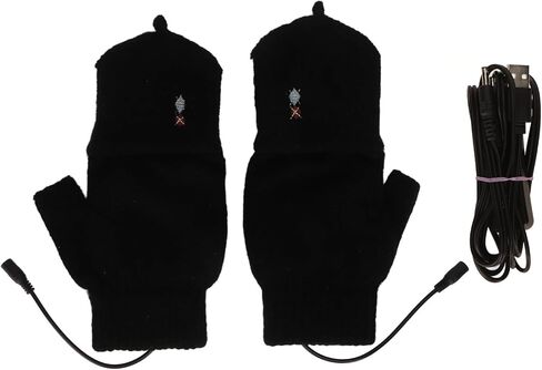قفازات USB مسخنة 3 سرعات نصف حبكة الإصبع الكهربائية in Kuwait