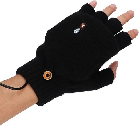 قفازات USB مسخنة 3 سرعات نصف حبكة الإصبع الكهربائية in Kuwait