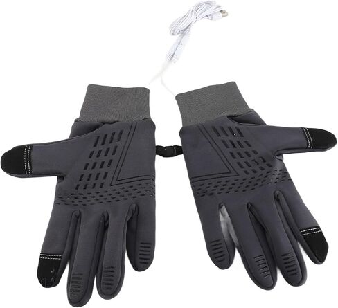 USB Heated Gloves Touchscreen Anti Slip Wind Proof Electric Winter Gloves for Man Woman in Kuwait