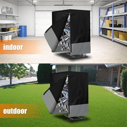 Vertical Bike Rack Cover, Waterproof Bike Cover, Outdoor Sun Rain Snow Protector for City, Mountain, Electric, Tandem Bicycle in Saudi Arabia