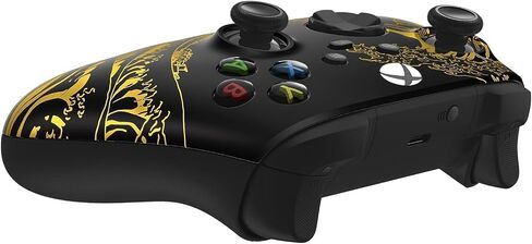 Custom Controllerzz Wireless Controller for Microsoft Xbox Series X/S & Xbox One - Soft Touch Feel - Custom Series X/S Controller (X/S Golden Waves) in Kuwait