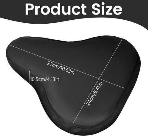 Bike Seat Cover, Waterproof Bicycle Seat Cover Black Rainproof Dustproof Bike Saddle Cover with Drawstring Washable Bikes Seat Cushion Cover for Women Men Mountain Road Bicycle in Saudi Arabia
