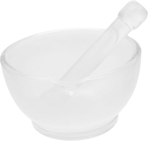 Pretyzoom 1set Glass Monstar و Pestle مجموعة طحن متعددة الوظائف لسحق التوابل وخلط المكونات معمل أداة مختبر in Saudi Arabia