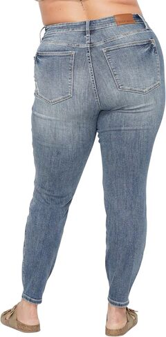 Judy Blue High Waist Tummy Control Contrast Wash Skinny Jeans for Women in Saudi Arabia