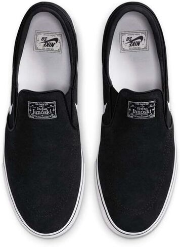 Nike SB Janoski+ Slip Skate Shoes (FN5893-001 ، الأسود/الأسود/الأسود/الأبيض) الحجم 10.5 in Saudi Arabia
