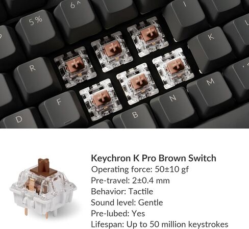 Keychron K10 Full Size 104 Keys Bluetooth Wireless/USB Wired Mechanical Gaming Keyboard for Mac with Gateron G Pro Red Switch/RGB Backlight/Multitasking Computer Keyboard for Windows, Aluminum Frame in Saudi Arabia