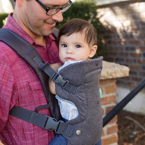 Infantino Flip 4-in-1 Convertible Baby Carrier, Adjustable, Ergonomic Babywearing, Registry Essential, Baby Carrier for Newborn to Toddler, Plaid in Saudi Arabia