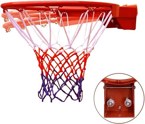 THUNDERBAY Reinforced Heavy Duty Breakaway Wall Mounted Basketball Rim,18 inch Basketball Rim Goal Replacement for Indoor Outdoor Walls in Saudi Arabia