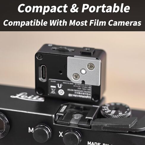 Lightmate Lite 2R Light Meter Photography ، 0.96 بوصة شاشة OLED كبيرة ، و 1.24 أوقية قابلة لإعادة الشحن ، وعدة بطارية قابلة لإعادة الشحن ، وعداد ضوء عالي الدقة للفيلم ، وكاميرات لايكا ، و Sliver Metal in Kuwait