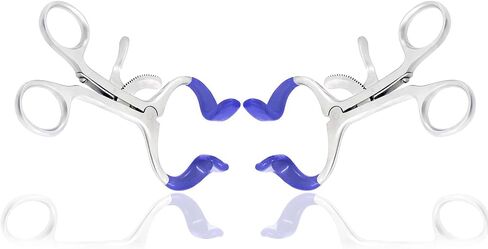New Set of 2 PCS O.R Grade Molt Mouth Gag Blue 3.5" Dental Instrument with Silicone A+ Quality in Saudi Arabia