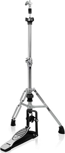 GRIFFIN 2 Leg Hi-Hat Stand (QuickAction X Series) – For Heavy Duty Cymbals, Double Braced Chrome Base Converts to No-Leg Mount for Drummers with Drum Key in Saudi Arabia