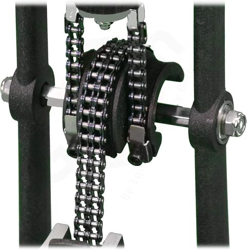 GRIFFIN 2 Leg Hi-Hat Stand (QuickAction X Series) – For Heavy Duty Cymbals, Double Braced Chrome Base Converts to No-Leg Mount for Drummers with Drum Key in Saudi Arabia