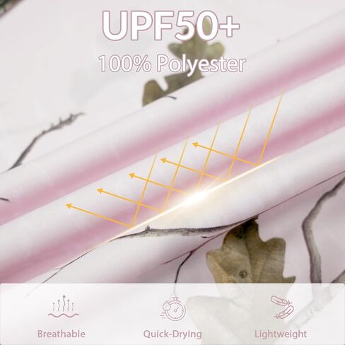 Loogu Women's Upf 50+ حماية من أشعة الشمس قمصان ضئيلة تناسب الأكمام الطويلة خفيفة الوزن السري in Kuwait