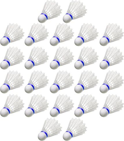Cannon Sports Badminton Shuttlecocks – Medium Speed Nylon Badminton Birdies – Durable Plastic Shuttlecocks for Indoor Outdoor Badminton – Yellow or White Birdies in 6, 12, or 24 Pack in Saudi Arabia