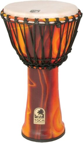 TOCA SFDJ-10F Freestyle Rope تم ضبطه 10 بوصة DJEMBE-FIESTA إنهاء in Saudi Arabia