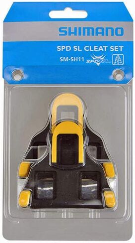 Shimano SM-SH11 SPD SL Cleats Schuhplatten Gelb in Saudi Arabia