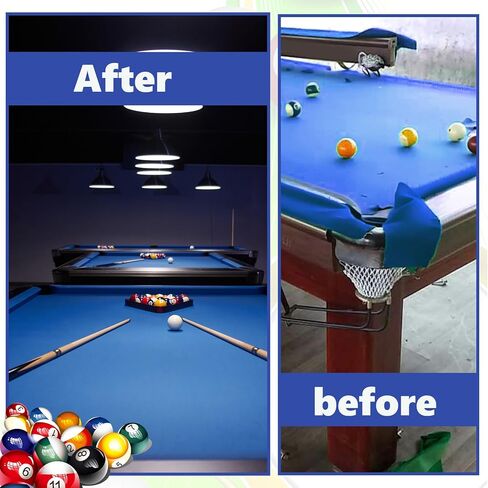 Billiard Cloth 8.53ft Pool Table Felt with 6 Cloth Strips, Pre-Cut Pool Table for Home Clubs Bars Indoor, 2 Color for Choice in Kuwait