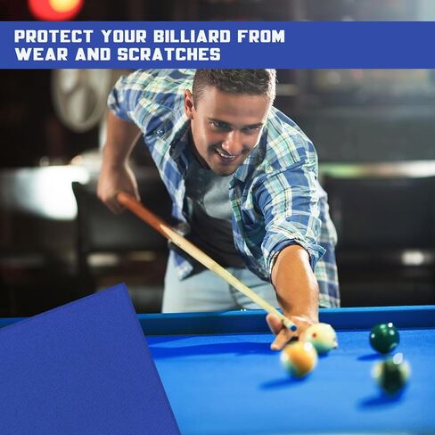 Billiard Cloth 8.53ft Pool Table Felt with 6 Cloth Strips, Pre-Cut Pool Table for Home Clubs Bars Indoor, 2 Color for Choice in Kuwait