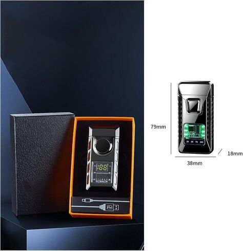 Butane Intelligent Voice-Activated Dual Flame Lighter, Four Ignition Modes Transparent Window Windproof Suitable for Outdoor Use (Butane Not Included)(Pink) in Saudi Arabia