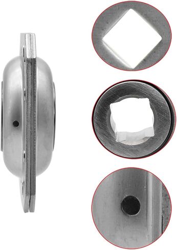 Hex Autoparts ذات الحواف المتعلقة بالقرص المحمل 1 1/2 "تجويف مربع متوافق مع FD211RM ، FD211 1-1/2SQ ، Harrow Disc Bearing 1-1/2 Inch for Disc Harrow والأدوات الزراعية الأخرى ، 1.5" (1pc) in Kuwait