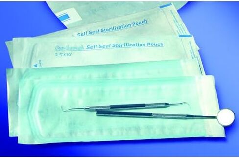 STP-5275 Autoclave Sterilization Pouches, Box, 200, Pouches, 5.25" x 6.5", Pouches in Saudi Arabia