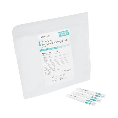 McKesson Steam Sterilization Integrator - Sterilization Chemical Integrator Strip with Immediate Readout - Class 5, 100 Count, 10 Packs, 1000 Total in Saudi Arabia