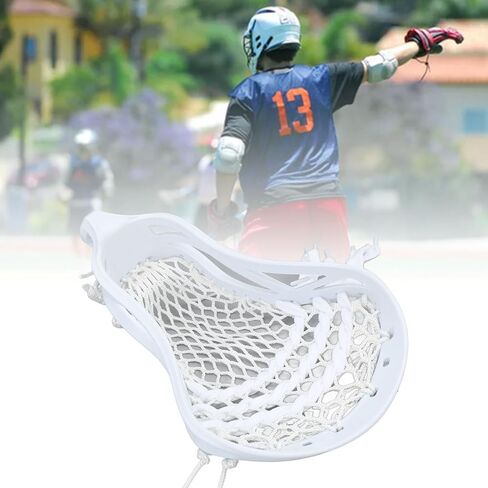 LacrosseHead, Nylon Lacrosse StickHeads Replacement Wear Proof Mesh LacrosseHead Strung Equipment for Training Competition in Saudi Arabia