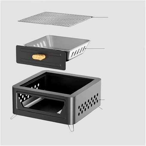 في الهواء الطلق BBQ التخييم موقد Brazier Brazier Grill شاي شاي الطهي الأسرة كربون الفحم موقد التدفئة in Saudi Arabia