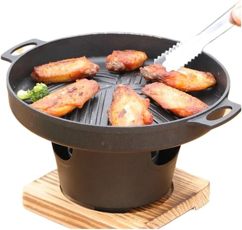 Fit For BBQ Alcohol Stove Barbecue Grill Detachable Japanese Person Cooking Oven Outdoor BBQ Plate Portable Fit For Barbecue Stove(D) in Saudi Arabia