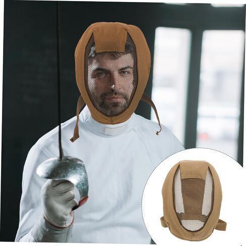Generic Breathable Full Face Fencing Mask Outdoor Steel Mesh Guard for Team Games and Fencing Lightweight Impact Face for Teenagers in Saudi Arabia