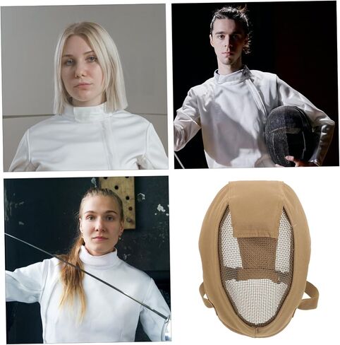 Generic Breathable Full Face Fencing Mask Outdoor Steel Mesh Guard for Team Games and Fencing Lightweight Impact Face for Teenagers in Saudi Arabia