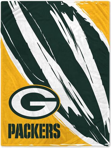 Green Bay Packers 60'' x 80'' Retro Jazz Coral Fleece Blanket in Kuwait