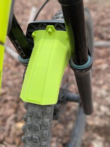 Rockshox Zeb Fender - Domain Fender - Bolt On - Made in USA (Black ، Short) in Kuwait