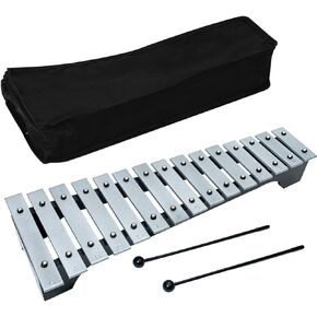 15-note xylophone glockenspiel ، أداة إكسيليوفون احترافية مع حقيبة حمل واثنين من مطرقة آمنة للمبتدئين ، قاعدة خشبية مع هدية مركبة مركبة الموسيقية ، تعليم الموسيقى in Kuwait