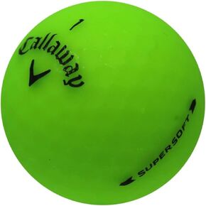 Lostgolfballs معاد تدويرها واستخدامها من Supersoft Matte Colors لـ Callaway Golf ، Orange ، Red ، Green ، Pink ، Mint Condition ، AAAAA for Callaway Golf Balls in Kuwait