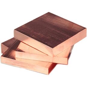 Pure Copper Sheets, 1 Pcs Square Purple Copper Sheet, 2/3/4mm Thickness Metal Sheet, DIY Craft Supplies, Industrial, Craft Materials(3x60x100mm 1pc) in Saudi Arabia