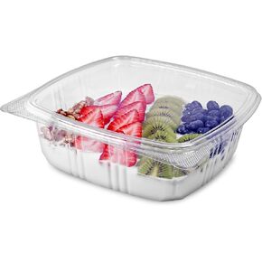 8oz RPET Clear Hinged Lid Deli Container -200Pcs in Saudi Arabia