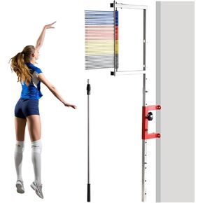 Adjustable Height Vertical Jump Tester, 47.24''-137.8" Wall-Mounted Vertical Jump Measurement Tool, School Gym Verticals Jumps Trainer Training Equipment, Verticals Jumps Tester Outdoor Use in Kuwait