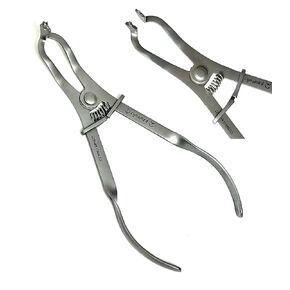 ArTLab-Ainsworth Rubber Dam Punch Pliers for Rubber Dam Sheets 5 Sizes Holes 0.8mm, 1.0mm 1.2mm 1.5mm and 2mm Rotary Punch-Rubber Dam Pliers Ivory Clamp Forceps (Rubber Dam Pliers Ivory) in Kuwait