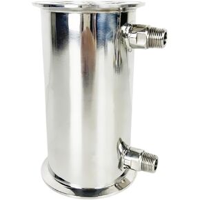 4" 102mm(OD119mm) Dephlegmator Reflux Distiller Condenser Length 200mm with 1/2" Male Tread Sanitary Steel 304 in Saudi Arabia