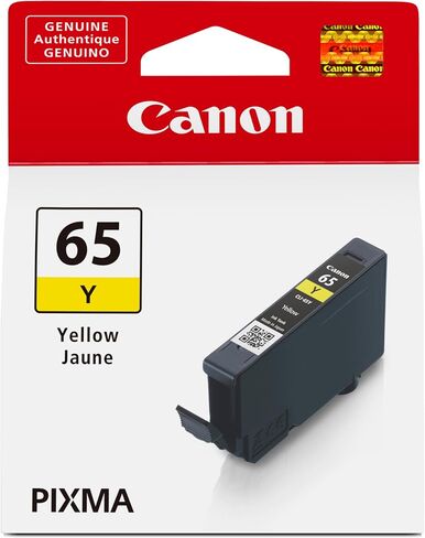 Canon CLI-65 Genuine Yellow Ink Tank, Compatible with PIXMA PRO-200, and PIXMA PRO-200S Printers in Saudi Arabia