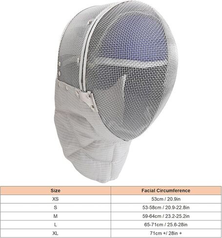 المبارزة EPEE PROTTECTION GEAR خوذة قابلة للإزالة للبطانة المريحة لتصميم المبارزة الرياضية الشباب in Saudi Arabia