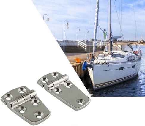 2/4pcs الفولاذ المقاوم للصدأ 316 مصبوب مراهن مفصلية الباب المفصلي لليخوت القوارب RV in Saudi Arabia