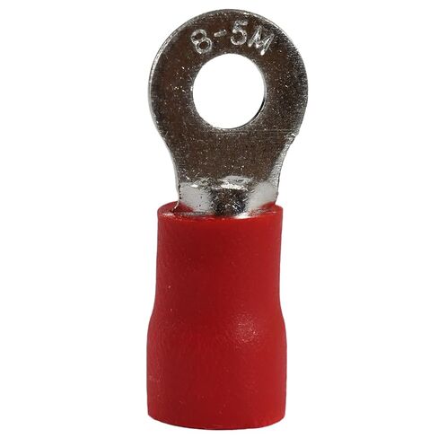 25pcs 8 AWG #10 M5 Ring Ring Crimp Connector 62A 600V CE للمحطات الكهربائية (25 ، #10) in Kuwait