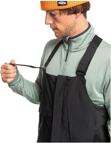 Quiksilver - Mens Utility Bib, Color Black, Size: Large in Saudi Arabia