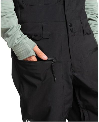 Quiksilver - Mens Utility Bib, Color Black, Size: Large in Saudi Arabia