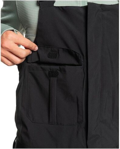 Quiksilver - Mens Utility Bib, Color Black, Size: Large in Saudi Arabia