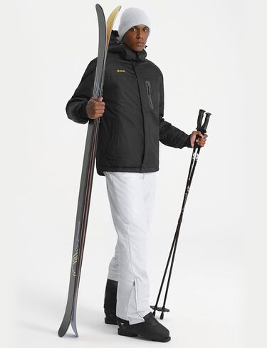 GEMYSE Men's Insulated Waterproof Ski Bib Overalls Winter Snowboarding Pants in Saudi Arabia