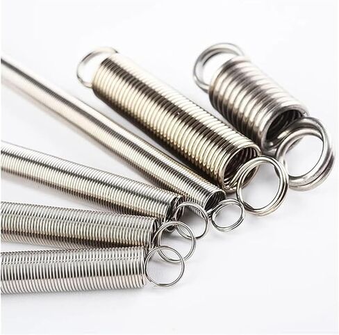 304 Stainless Steel O-Ring Spiral Tension Spring Steel Wire Diameter: 1.0/1.2mm Outer Diameter：6-12mm Length：20-120mm(120mm -1pcs, 6MM_1.2MM)(70mm -1pcs) in Saudi Arabia