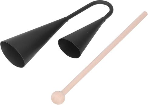 ZJchao 【Easy To PlayThe Percussion Instruments for Adults Is Designed To Be Child-friendly, Featuring a Double Horn That Produces Two Pitched Notes When Struck with Its Included Wooden in Saudi Arabia